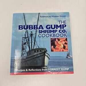 Bubba Gump Shrimp Cookbook hardcover 1994